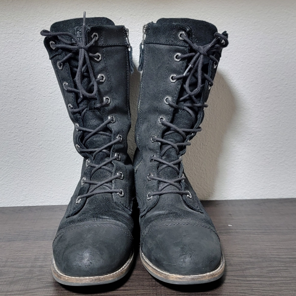 Kodiak Bethany Vintage Suede Leather Lace Up MidCalf Boots - Picture 2 of 9
